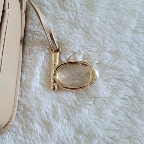 bebe Chica👩 Stud Crossbody Bag in Beige - NWT - Picture 7 of 16